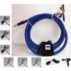 Clean Storm CE3002A 33 ft Cable Drive Vacuum Hose 7 Brush System Drill Driven Air Duct Cleaning Drill Foot Pedal Controller